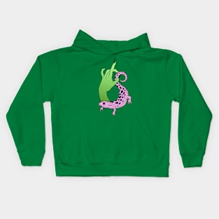 Witchy Hand And Newt Kids Hoodie